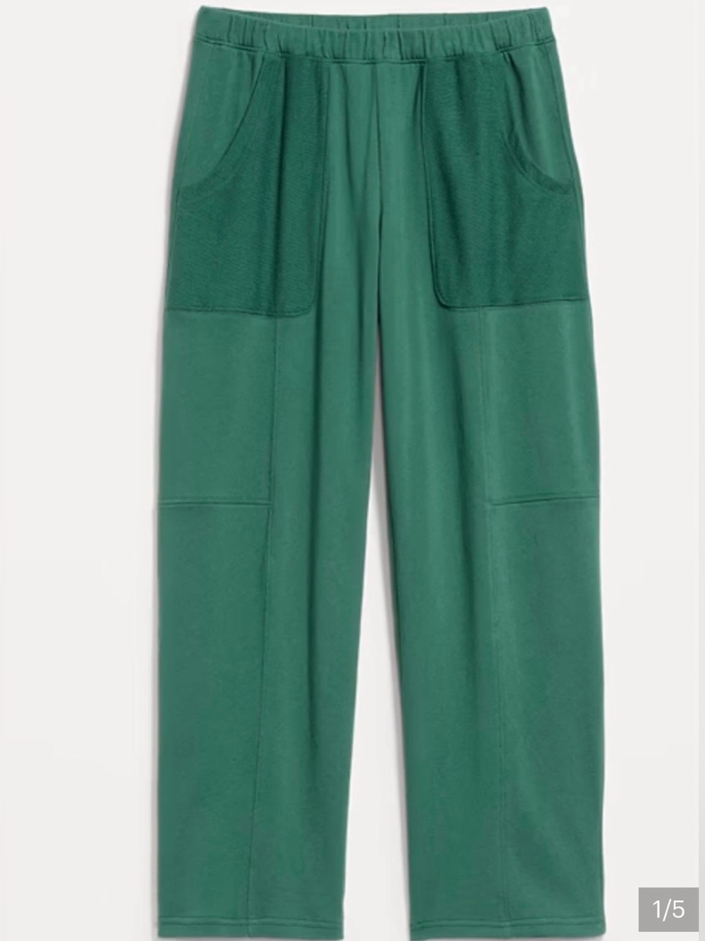 Old Navy Forest Green Wide-Leg Knit Lounge Pants